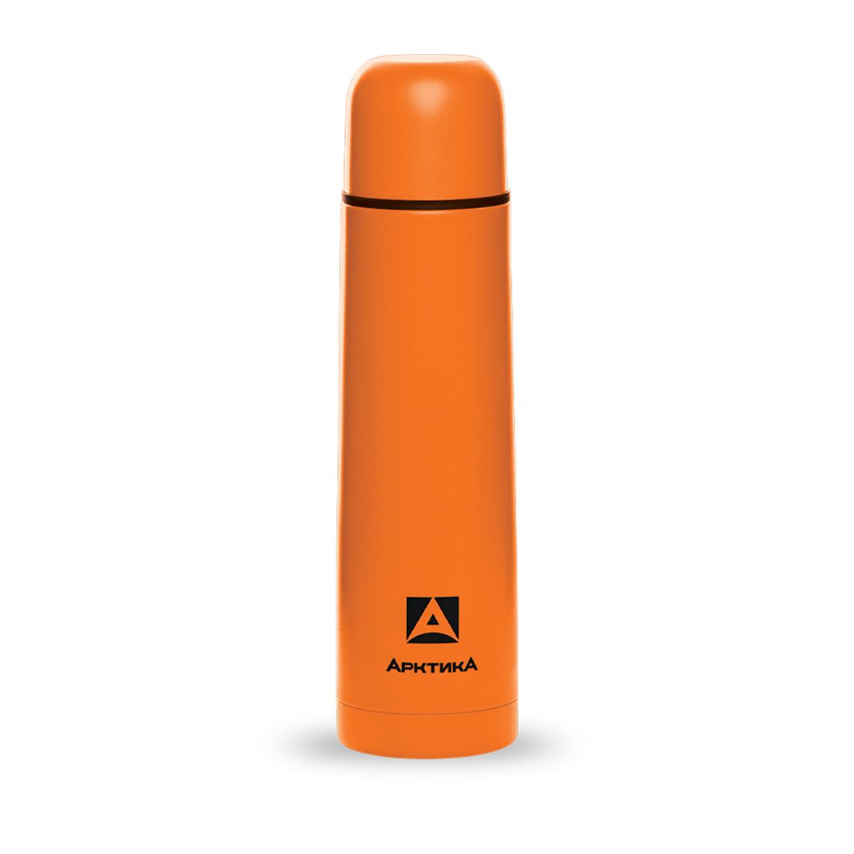 Термос бытовой, вакуумный (для напитков) "Арктика" 102-750, оранжевый, 750 мл