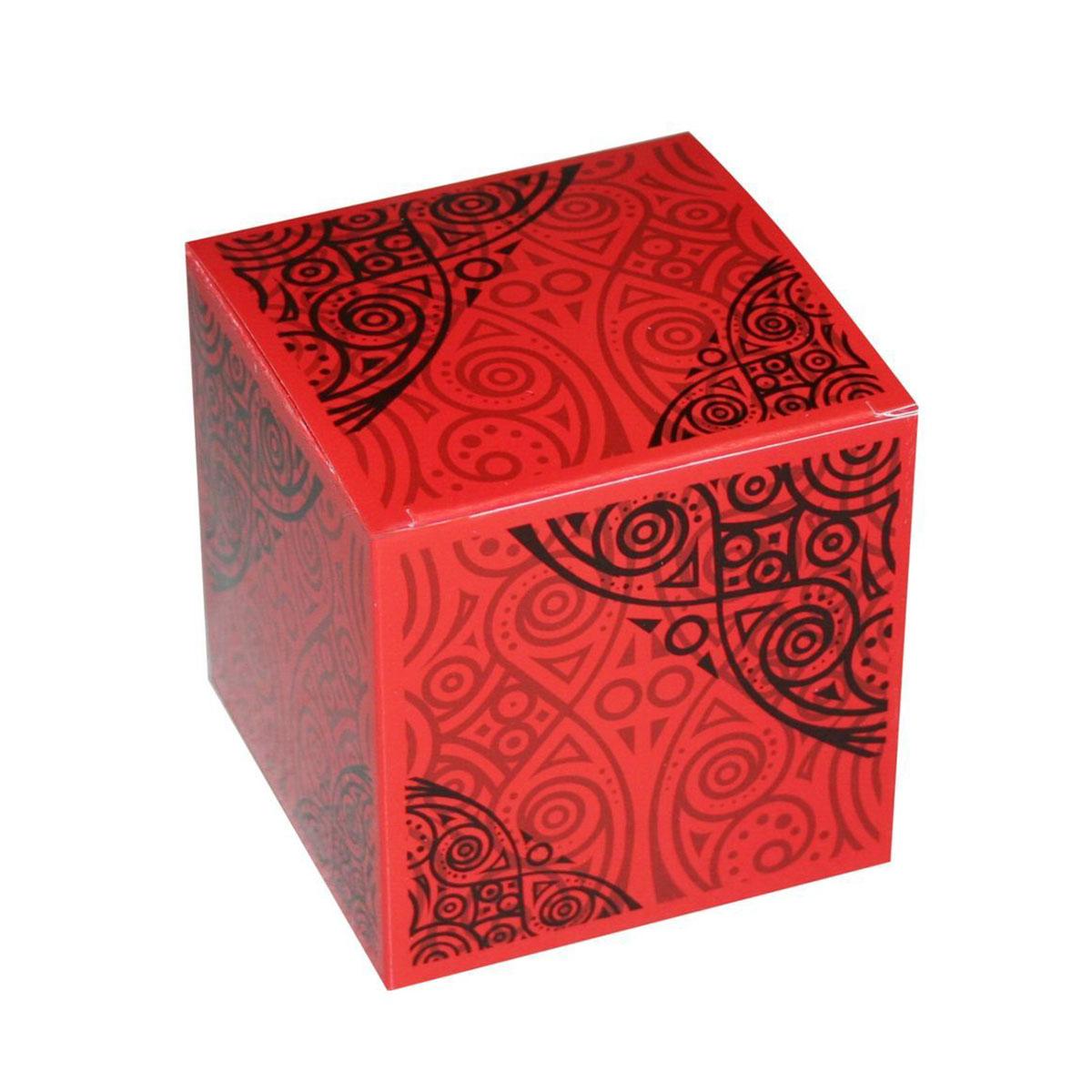 Коробка подарочная "Красный куб", 8х8х8 см