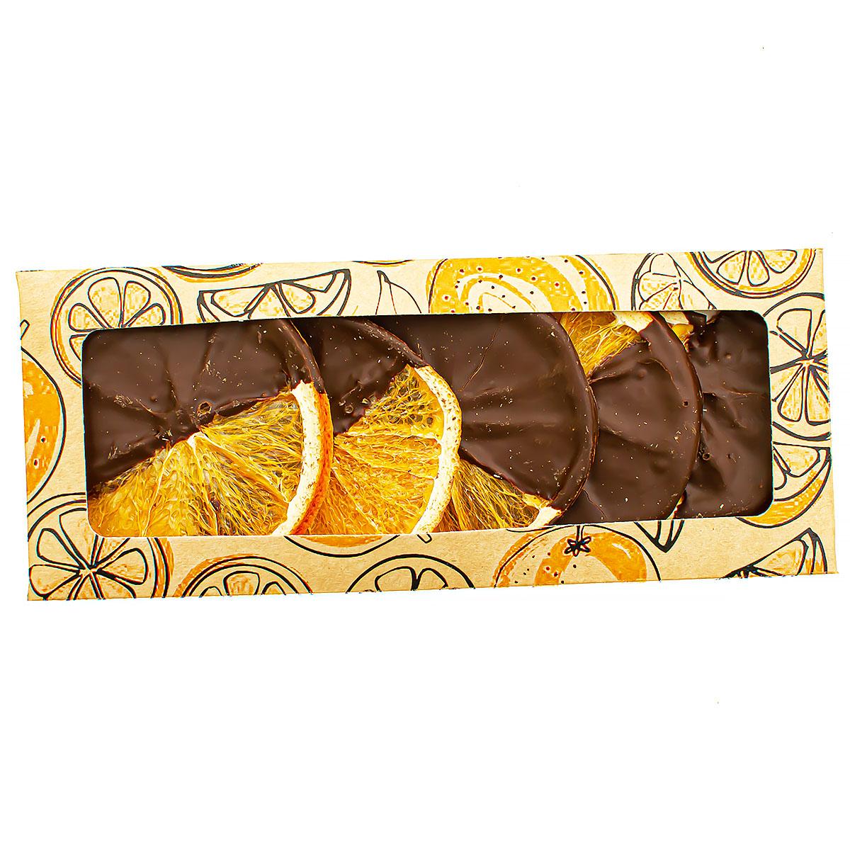 Апельсин в темном шоколаде, 55 г