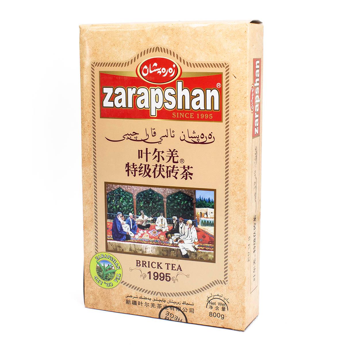 Чай черный Тэ Цзи Фу Чжуань Ча Zarapshan, 2017, кирпич, 800 г