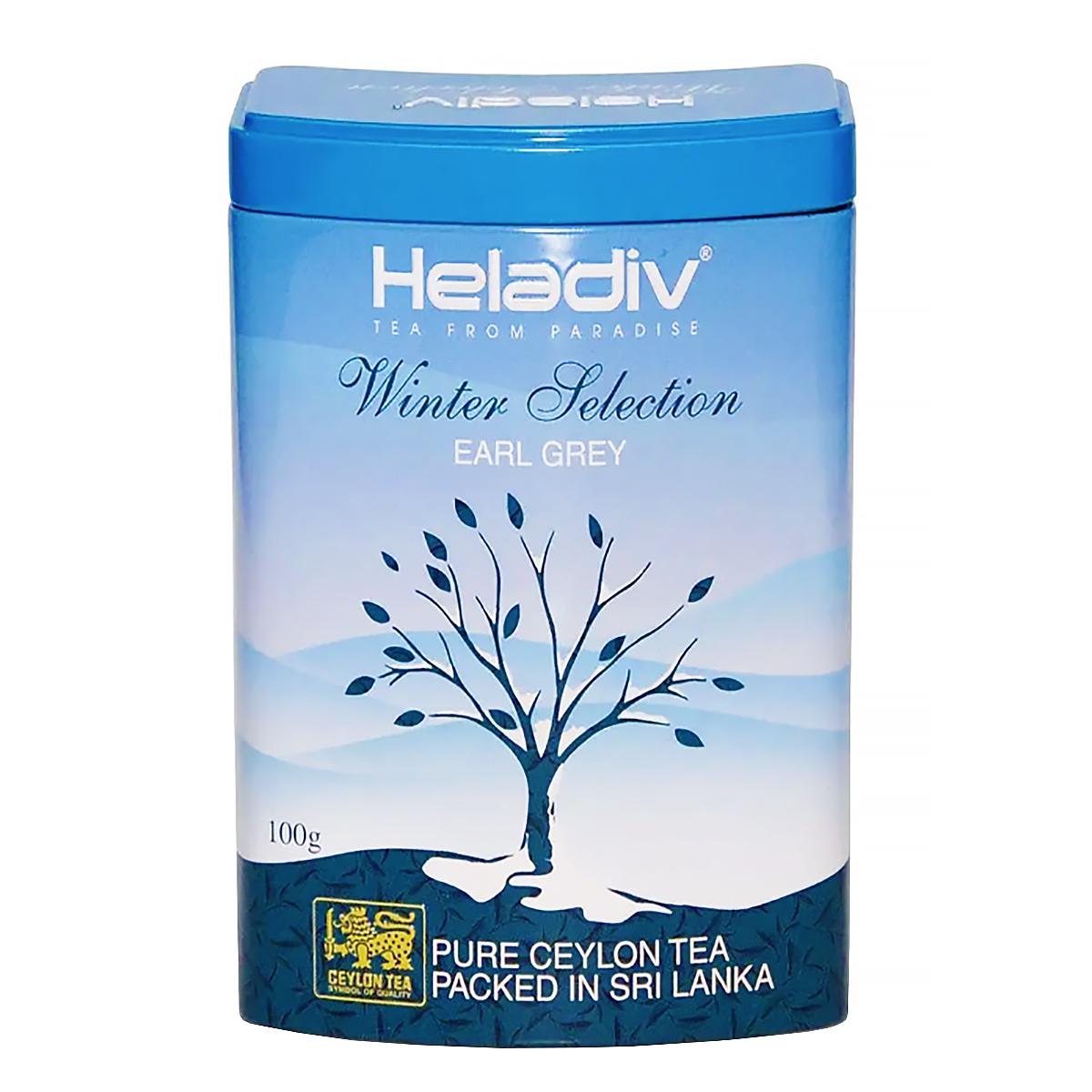 Чай черный Selection Winter (Earl Grey), HELADIV, ж/б, 100 г