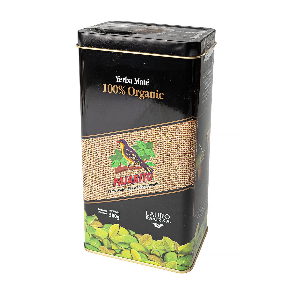 Мате Pajarito Organica TIN, 500 г (подарочная жестяная банка)