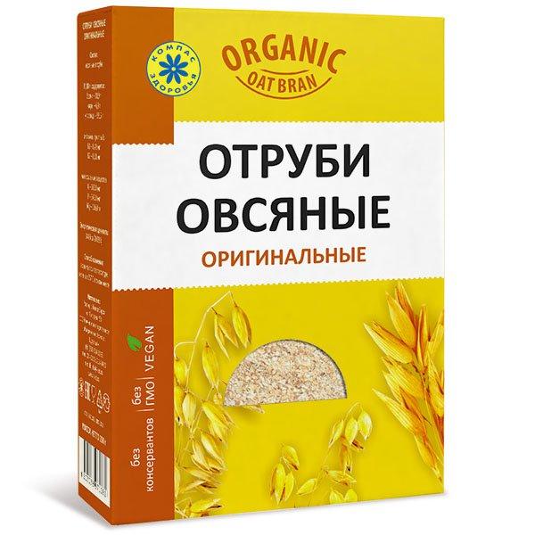 Отруби овсяные оригинальные "Компас Здоровья", 200 г