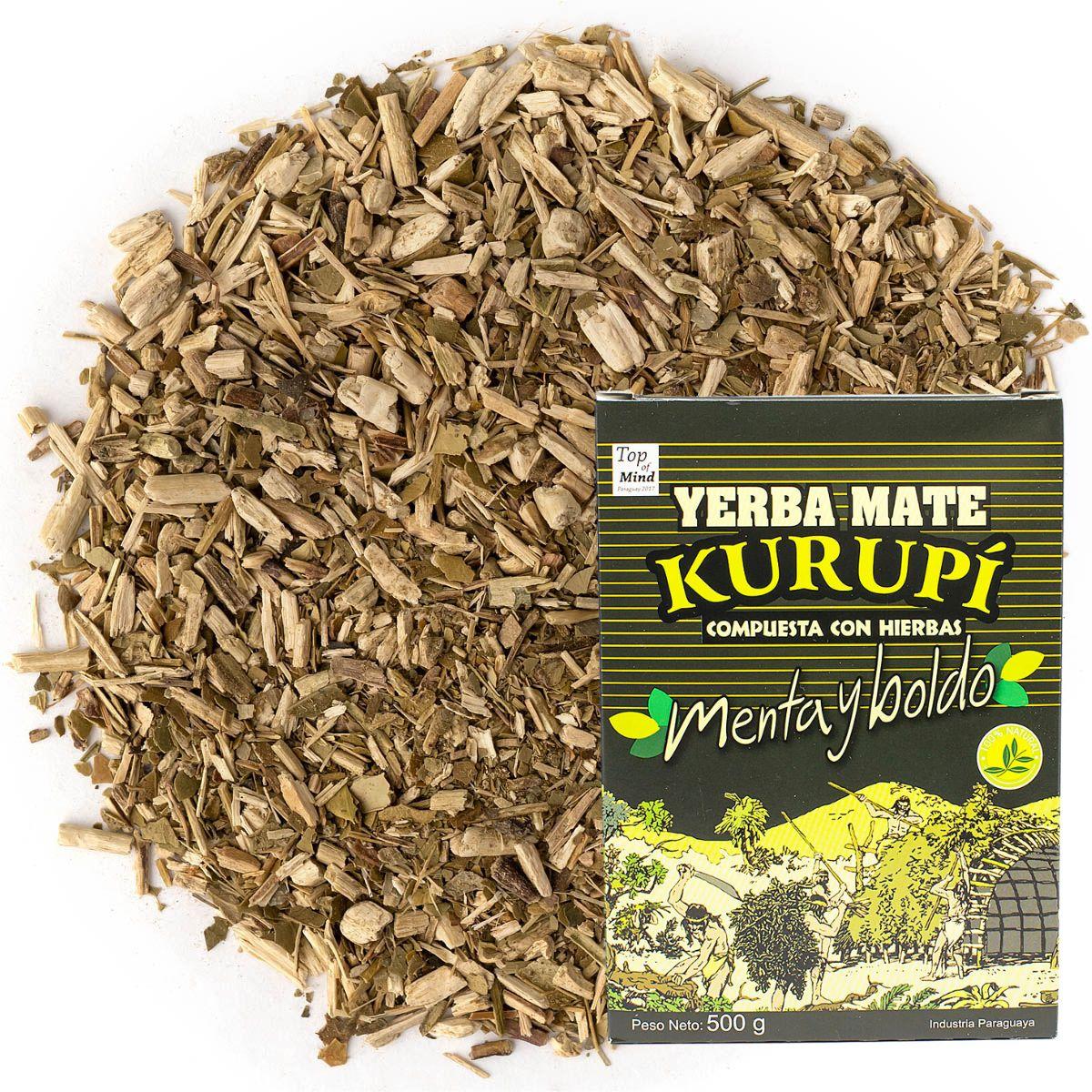 Мате Kurupi Compuesta Menta y Boldo