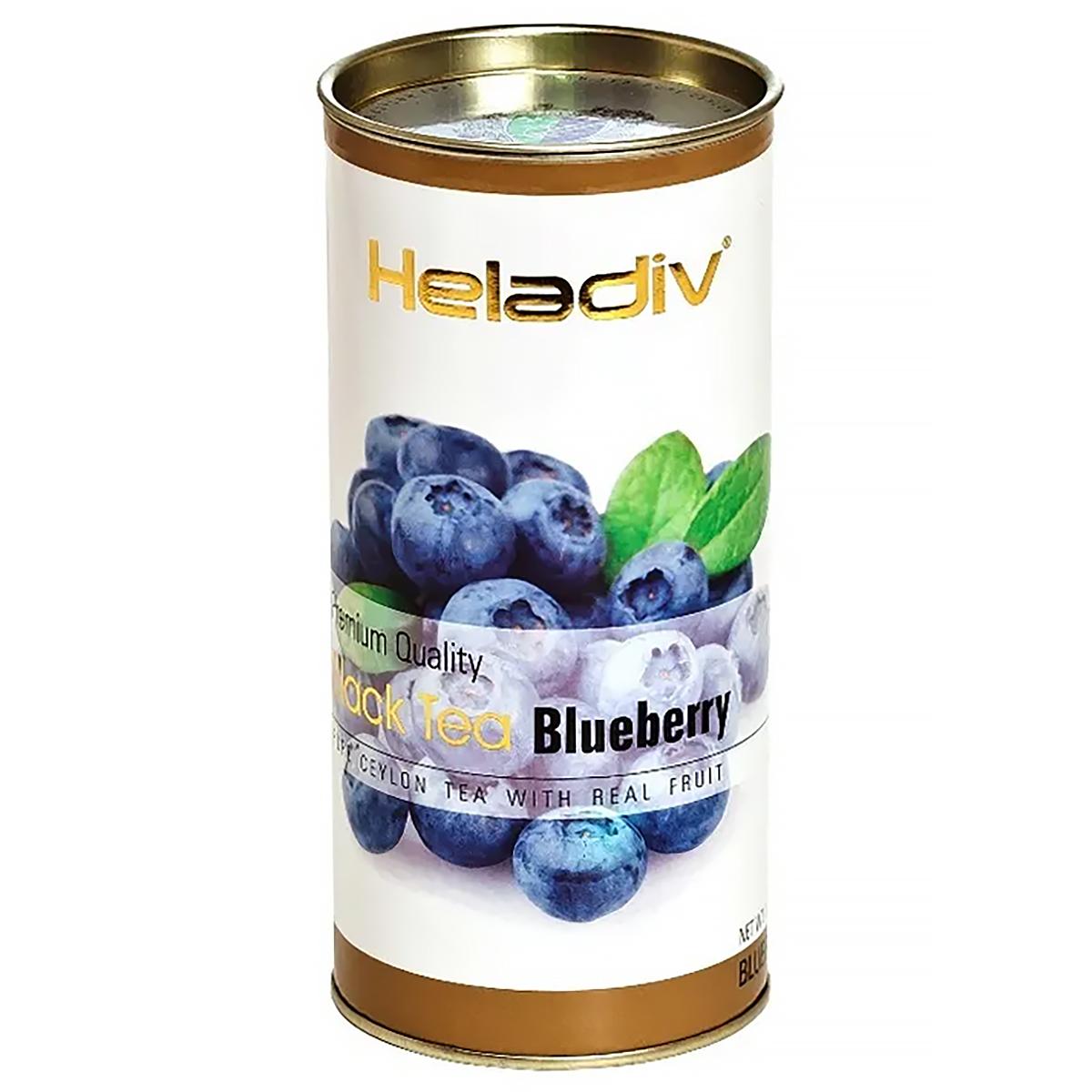 Чай черный Blueberry (Черника), Heladiv, туба, 100 г