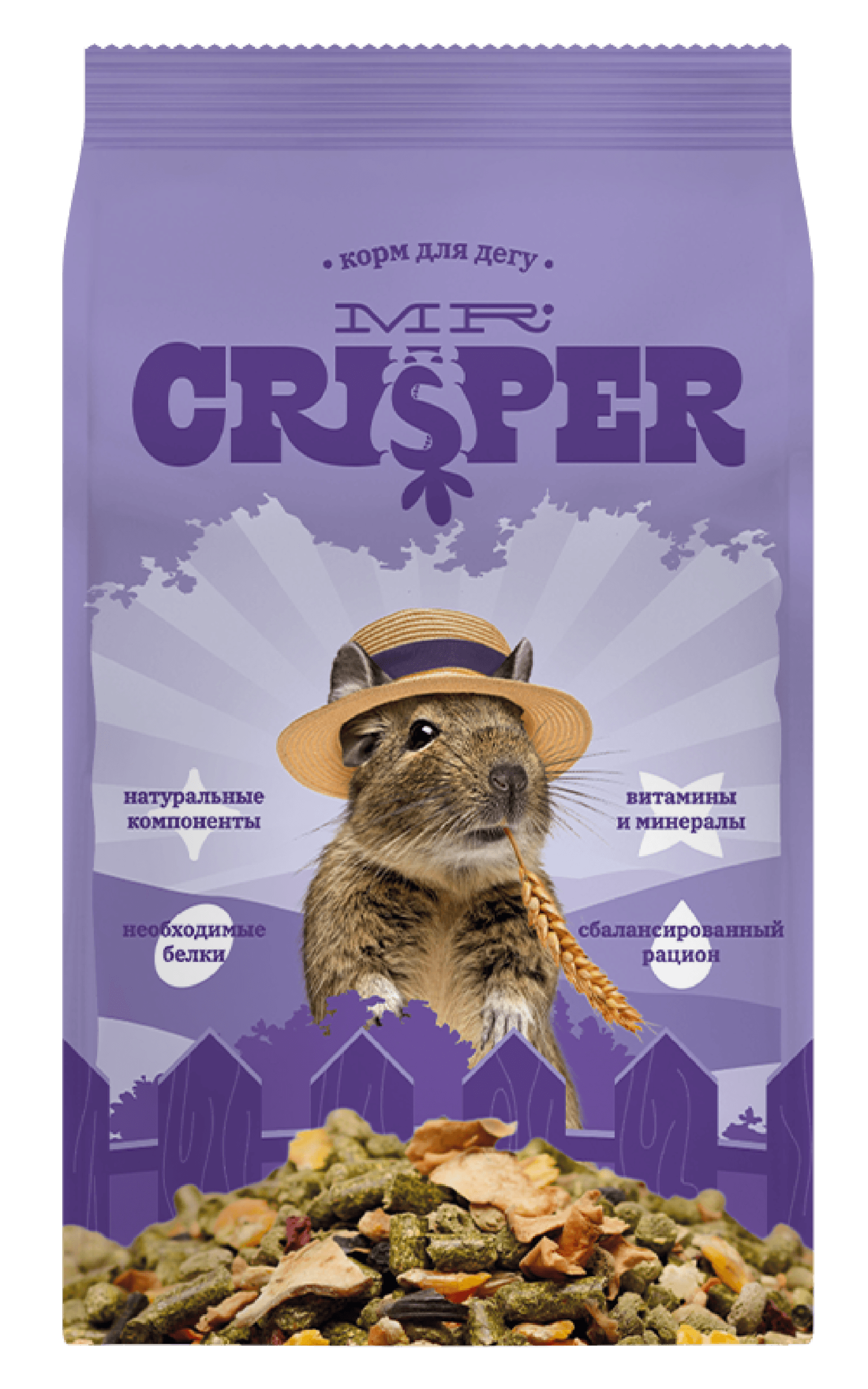 MR.Crisper | Корм для дегу. 400 г