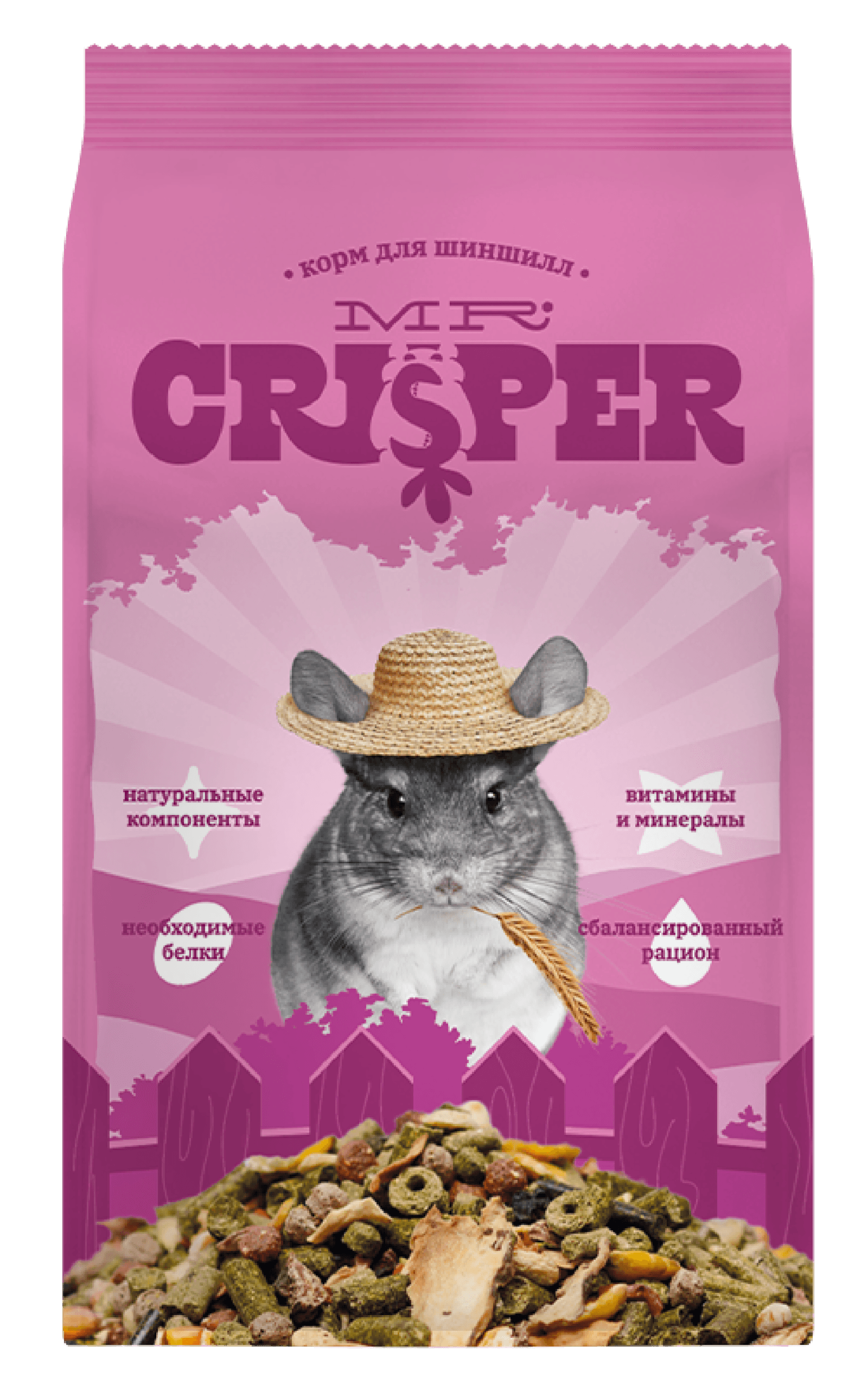 MR.Crisper | Корм для шиншилл. 400 г