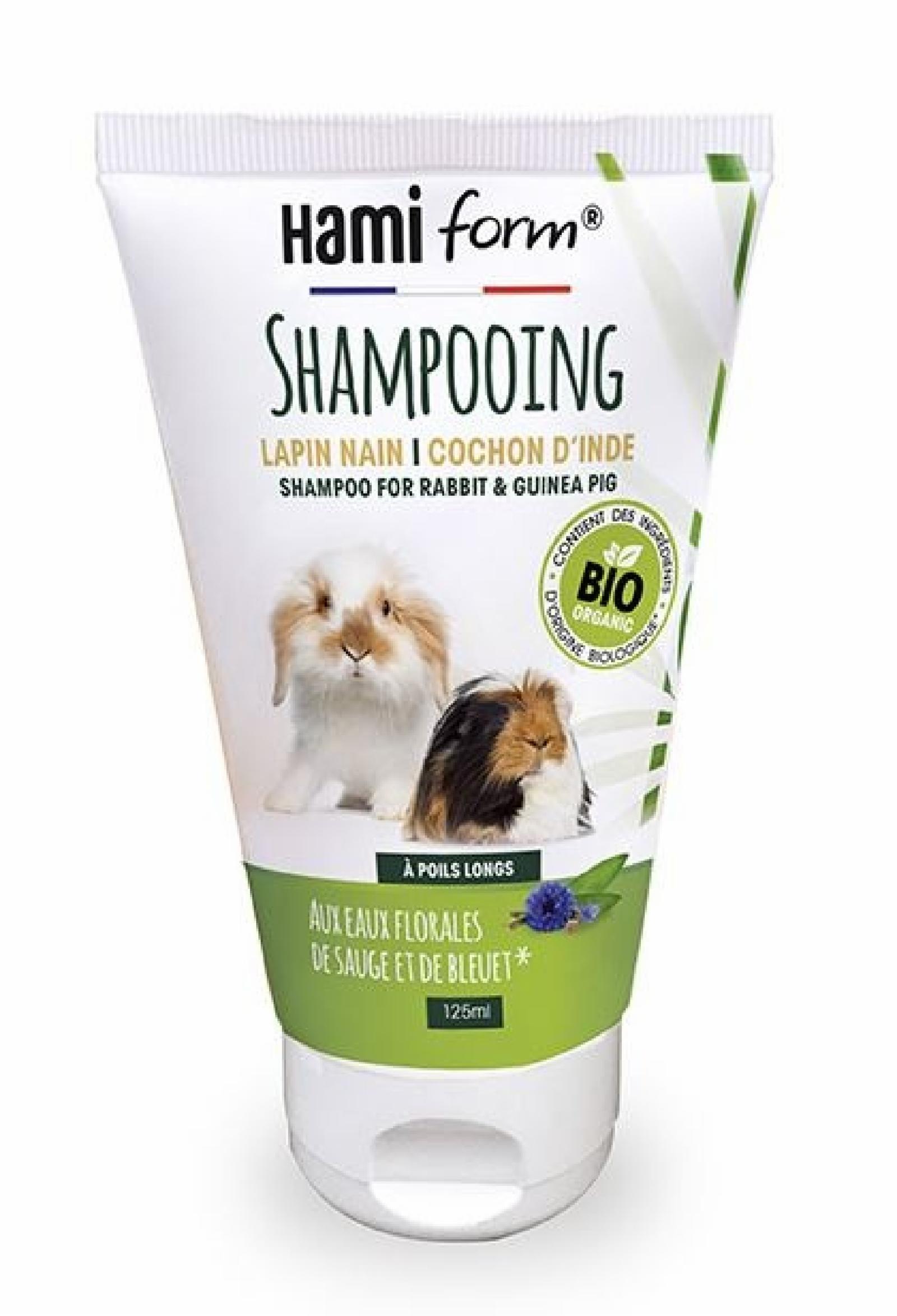 Hamiform | Органический несмываемый шампунь для длинношерстных кроликов и морских свинок. 125 г