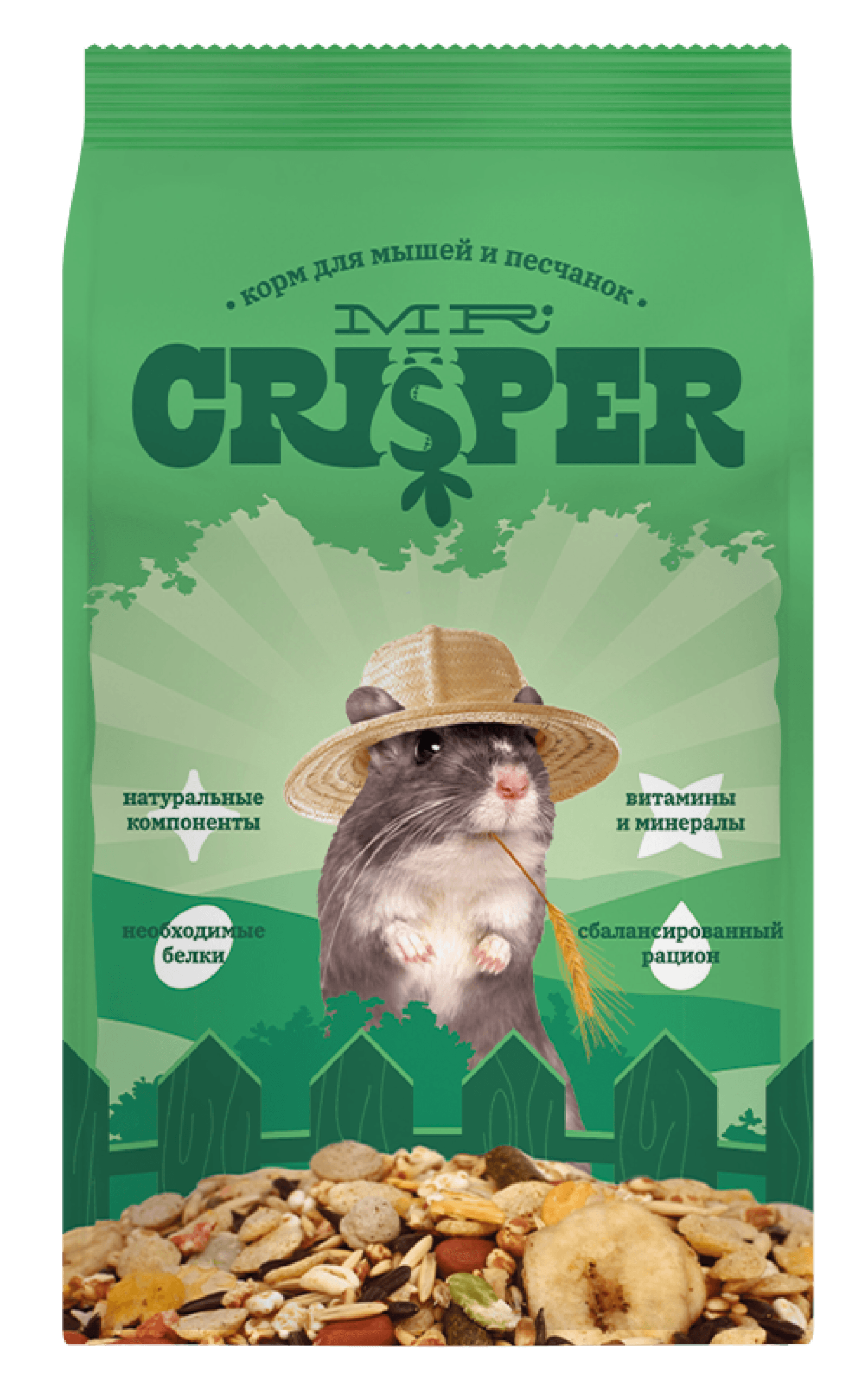 MR.Crisper | Корм для мышей и песчанок. 400 г