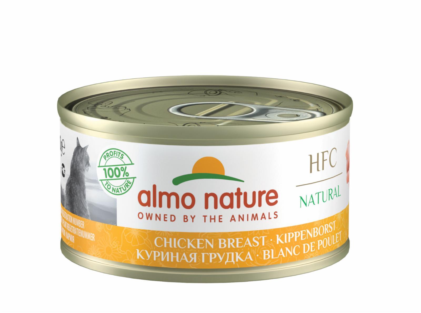 Almo Nature консервы | Консервы для кошек "Куриная грудка". 1 шт, 70 г