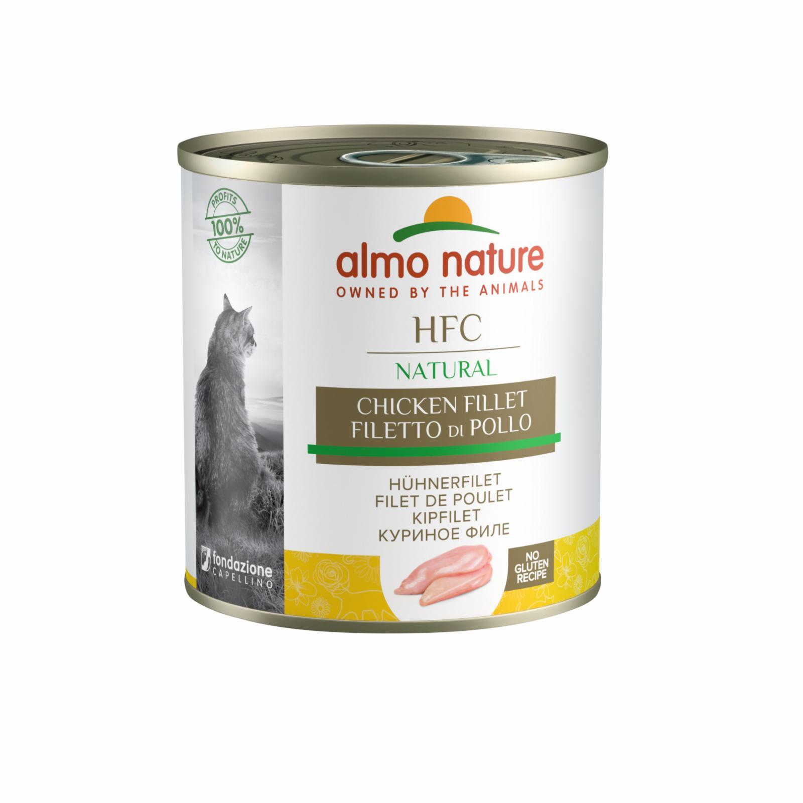 Almo Nature консервы | Консервы для кошек с куриным филе, 50% мяса. 1 шт, 280 г
