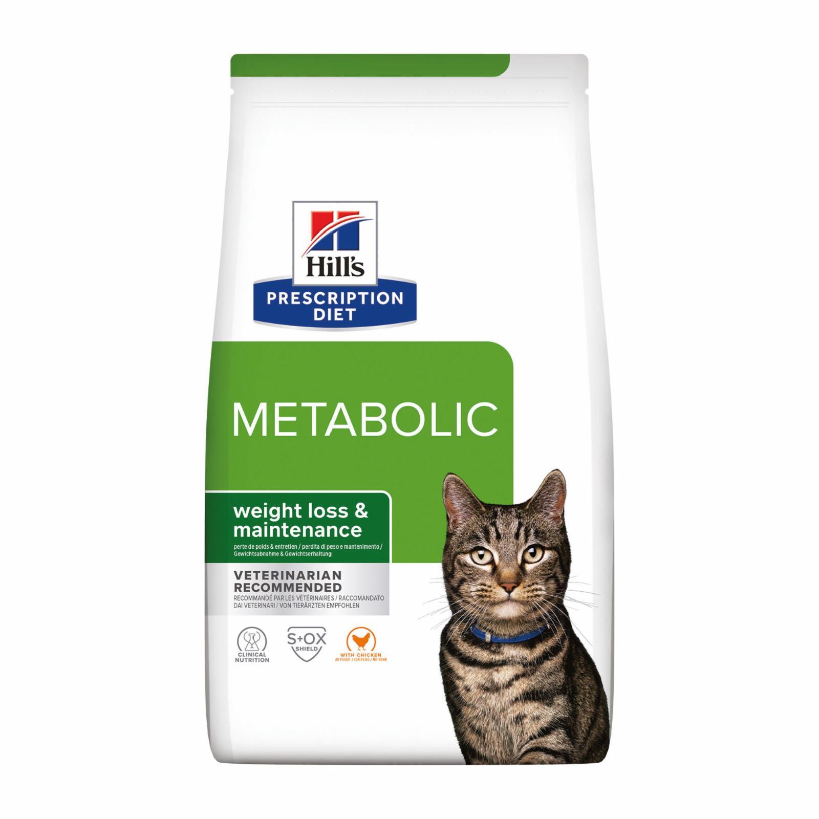 Metabolic сухой диетический для кошек, способствует снижению и контролю веса, с курице. 1.5 кг