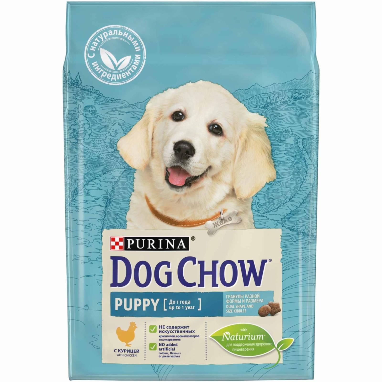 Dog Chow | Для щенков, с курицей. 14 кг