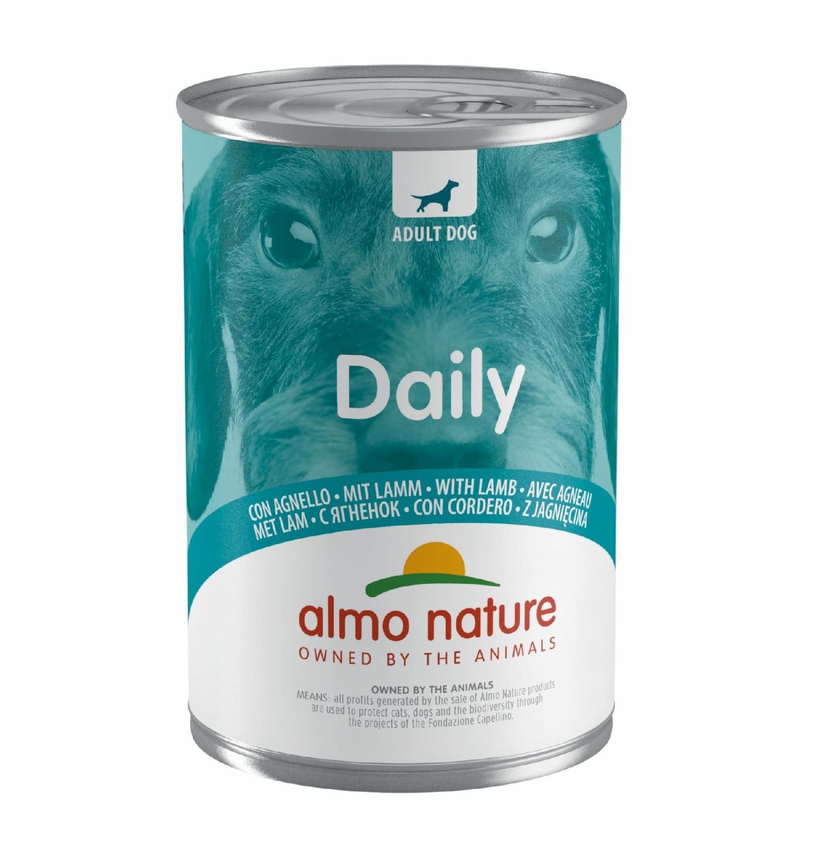 Almo Nature консервы | Консервы для собак "Меню с ягненком". 400 г