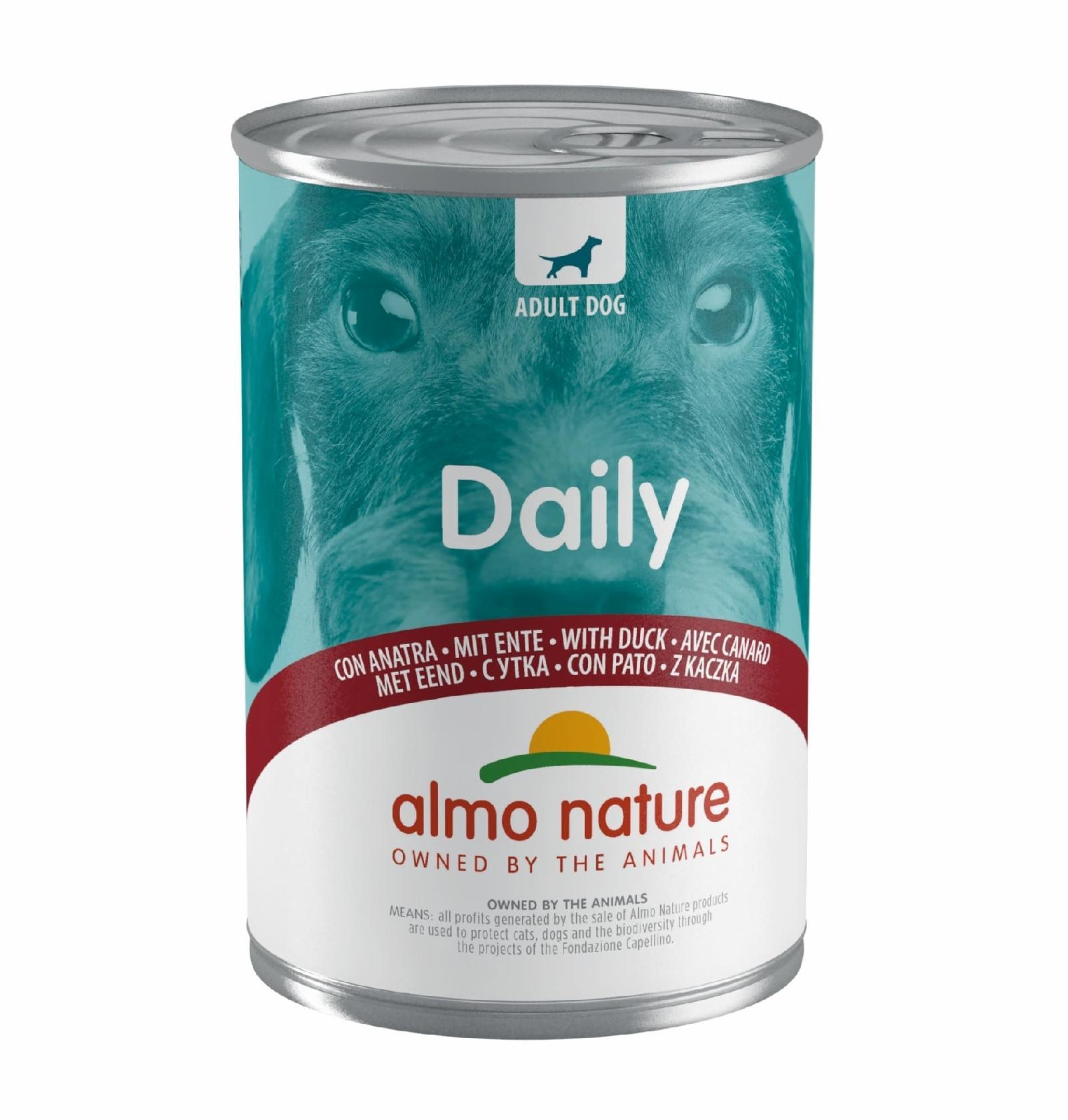Almo Nature консервы | Консервы для собак "Меню с уткой". 400 г