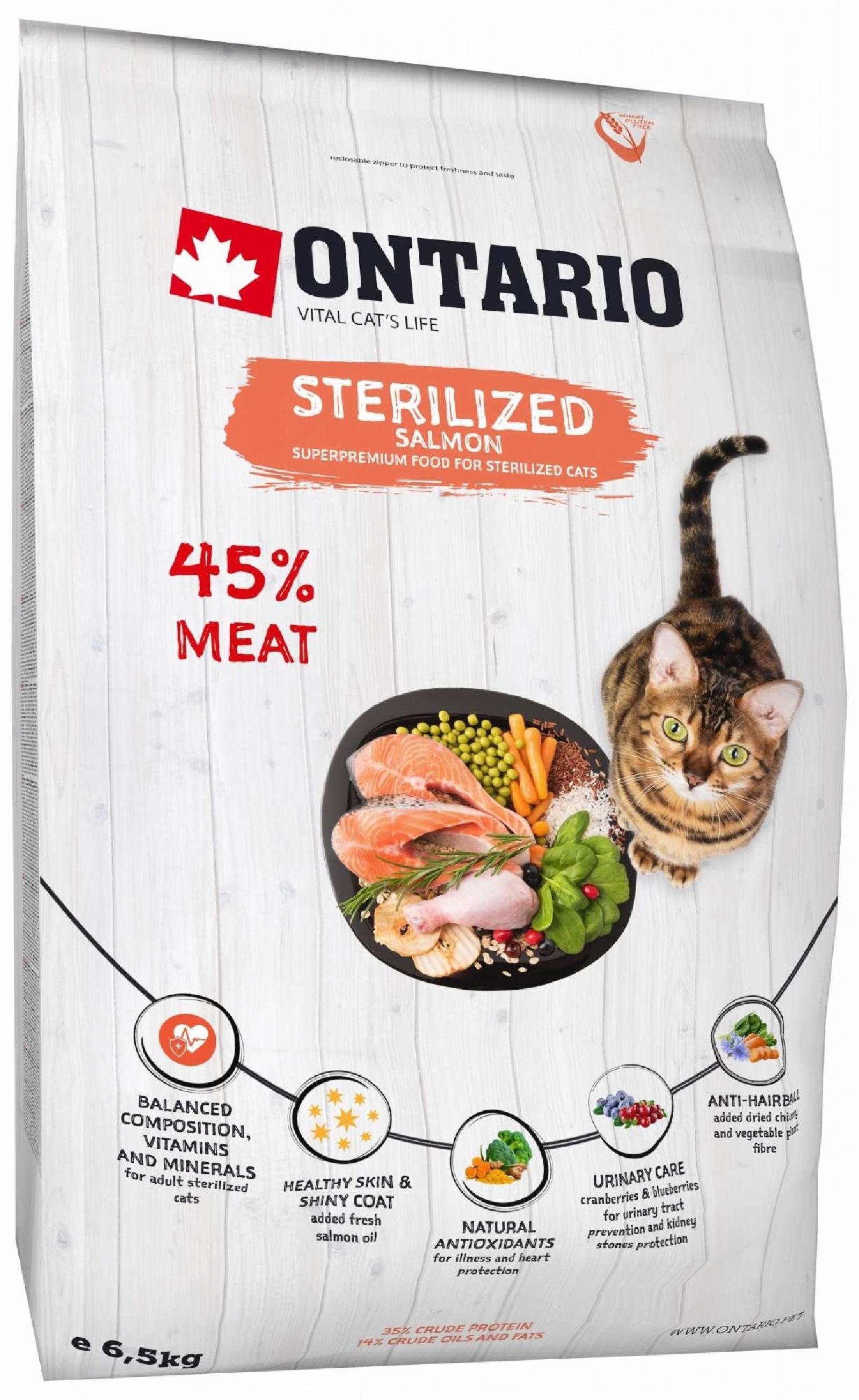 Для стерилизованных кошек, с лососем. 2 кг