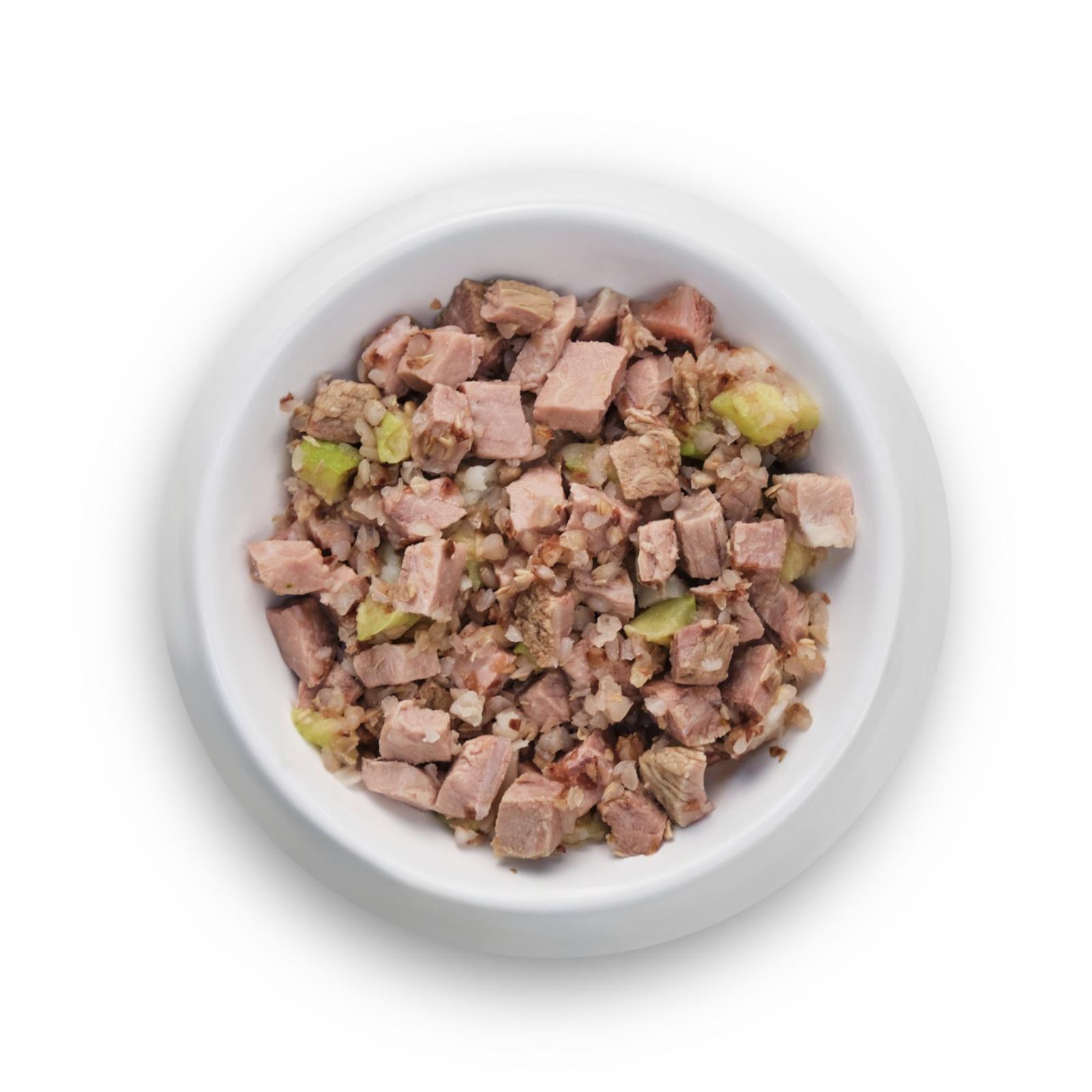 Petsmack | Вырезка из говядины с цветной капустой, кабачком и гречневой крупой для собак. 200 г