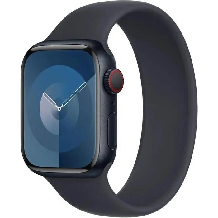 Apple | Смарт-часы Apple Watch Series 9 A2978 41мм OLED корп.темная ночь Solo Loop разм.брасл.:1 (MR9L3LL/A/MTA93AM/A)