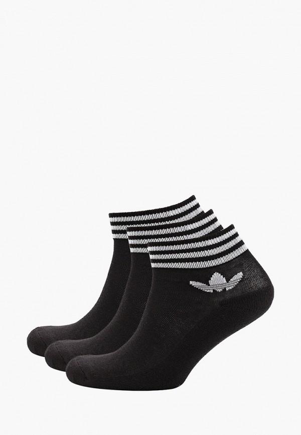 Носки 3 пары adidas Originals - цвет: черный, коллекция: мульти.