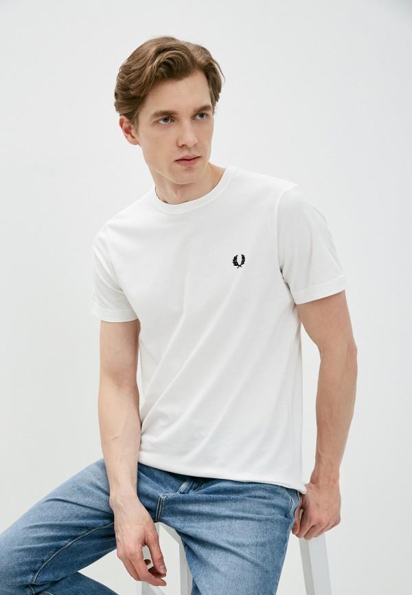 Футболка Fred Perry - цвет: белый, коллекция: мульти.