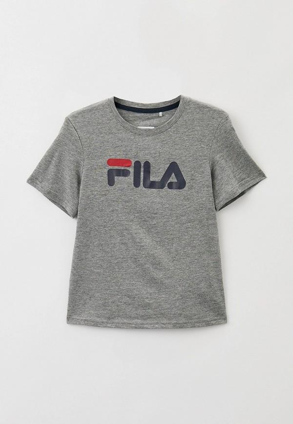 Футболка Fila - цвет: серый, коллекция: мульти.