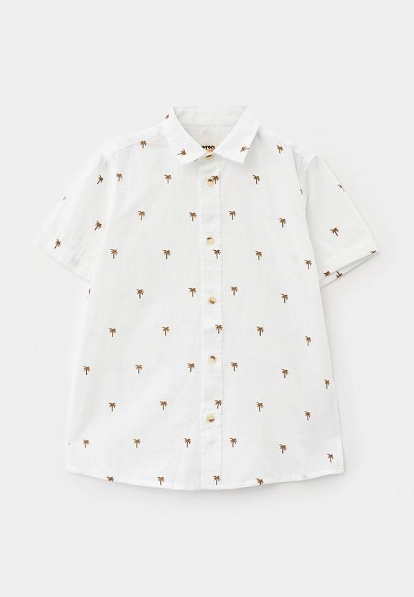Рубашка Koton - цвет: белый, коллекция: лето.