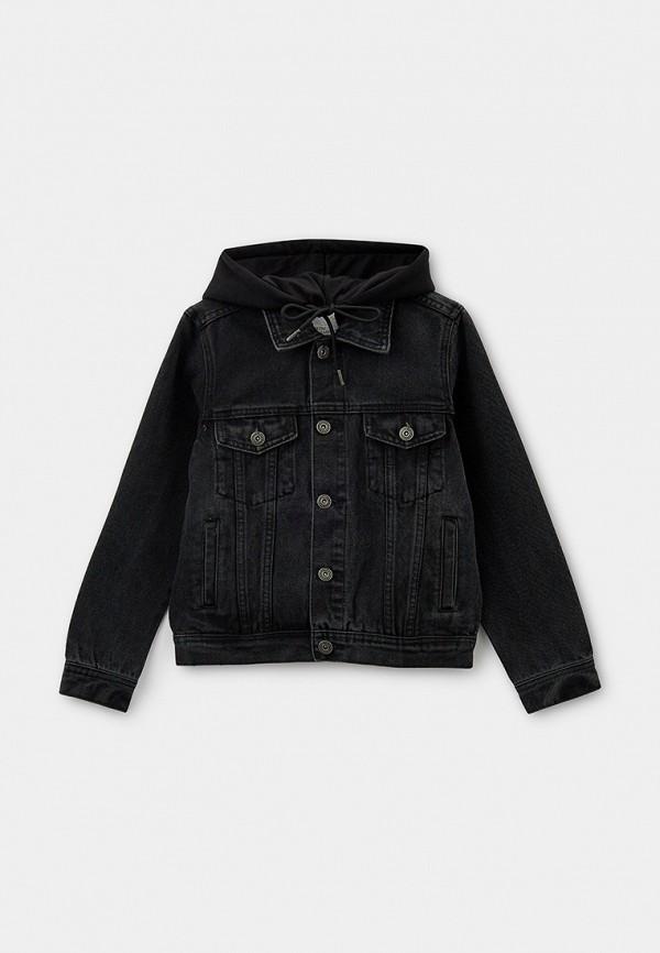 Куртка джинсовая O'stin - цвет: черный, коллекция: демисезон, лето.