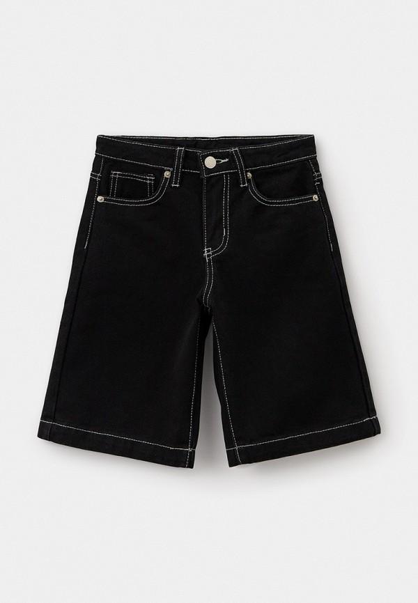 Шорты джинсовые Sela - цвет: черный, коллекция: мульти.