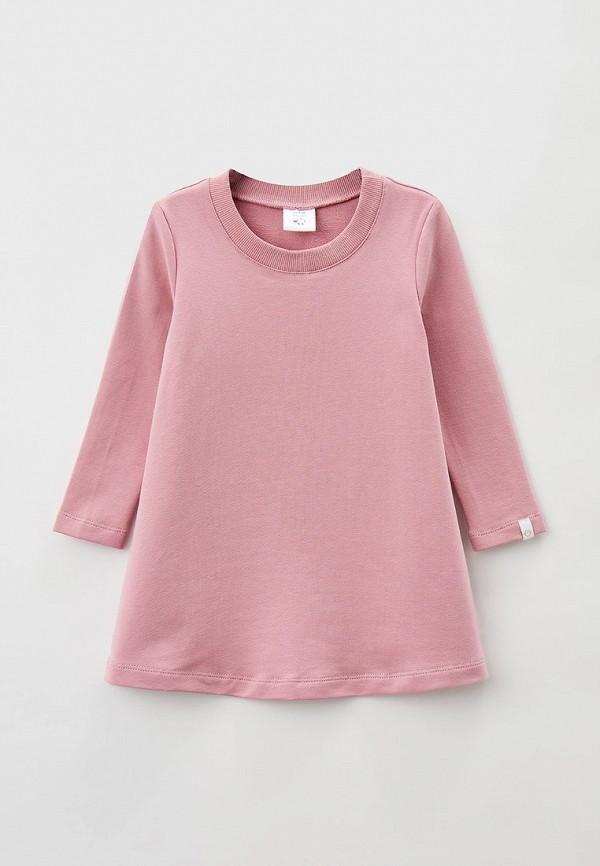 Платье Wool&Cotton - цвет: розовый, коллекция: мульти.