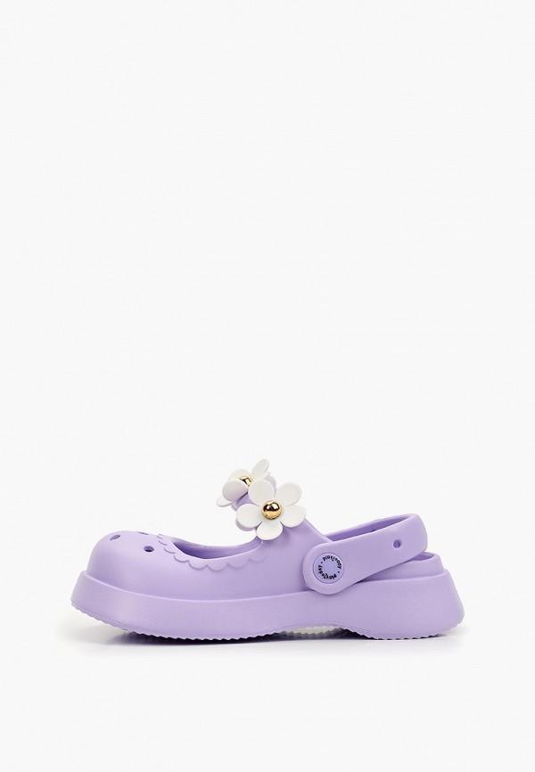 Резиновые сандалии PlayToday - цвет: фиолетовый, коллекция: лето.