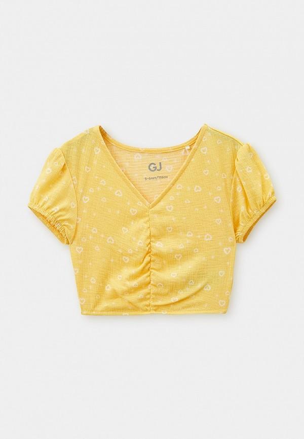 Блуза Gloria Jeans - цвет: желтый, коллекция: мульти.