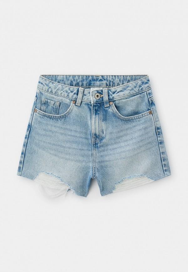 Шорты джинсовые O'stin - цвет: голубой, коллекция: лето.