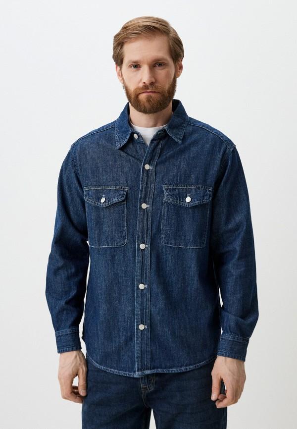 Рубашка джинсовая Mossmore - цвет: синий, коллекция: мульти.