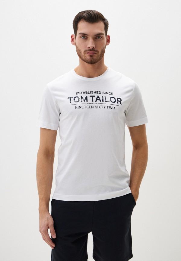 Футболка Tom Tailor - цвет: белый, коллекция: мульти.