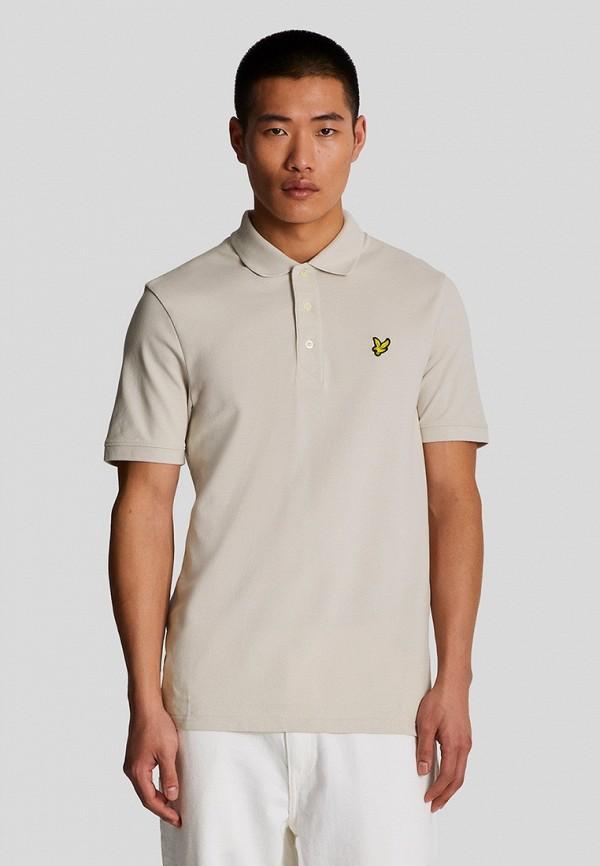 Поло Lyle & Scott - цвет: бежевый, коллекция: мульти.