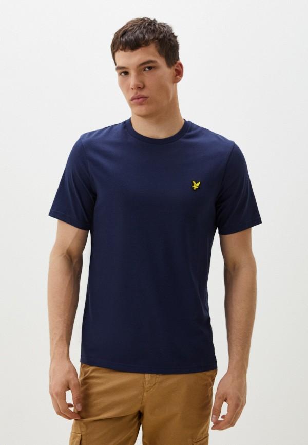 Футболка Lyle & Scott - цвет: синий, коллекция: мульти.