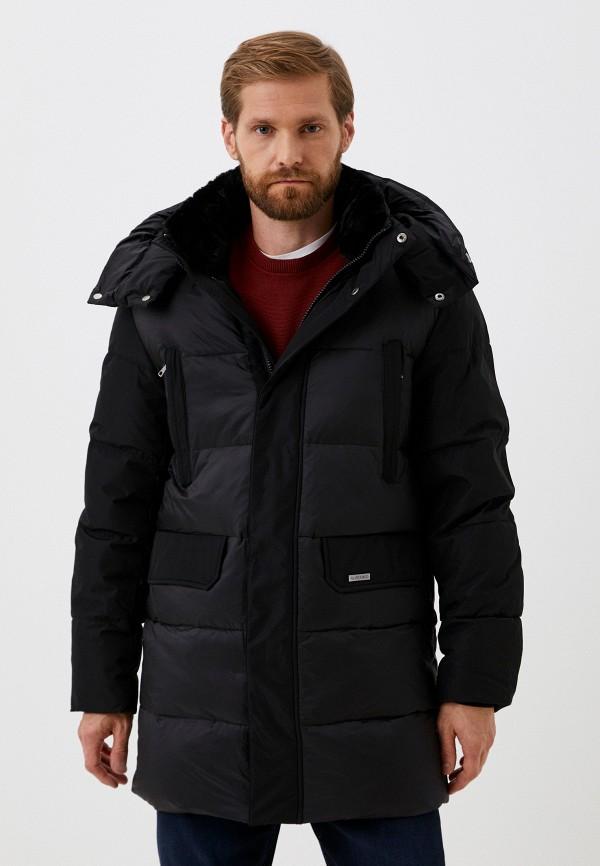 Куртка утепленная Al Franco - цвет: черный, коллекция: зима.