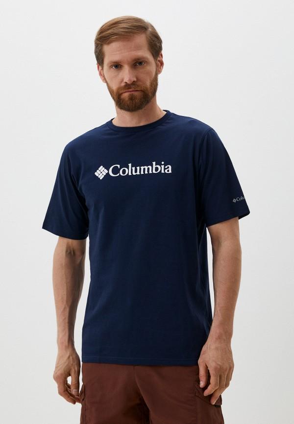 Футболка Columbia - цвет: синий, коллекция: мульти.