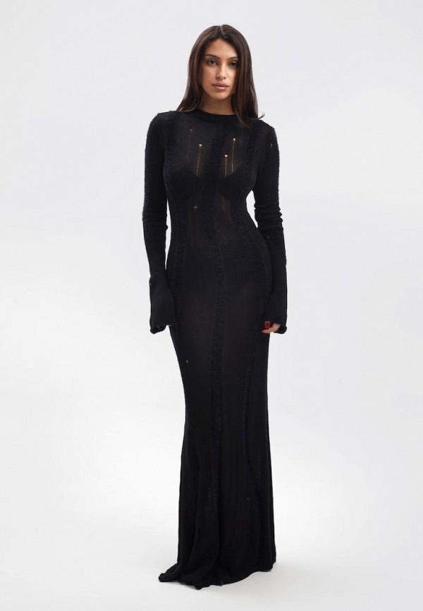 Платье Manera Odevatca - цвет: черный, коллекция: мульти.