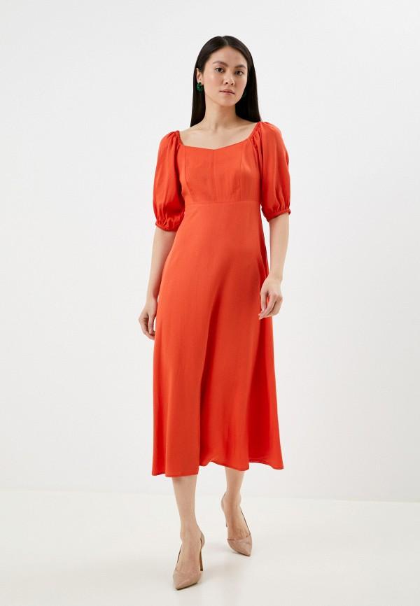 Платье Savage - цвет: оранжевый, коллекция: мульти.