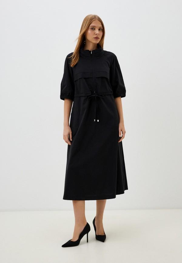 Платье Helmidge - цвет: черный, коллекция: мульти.