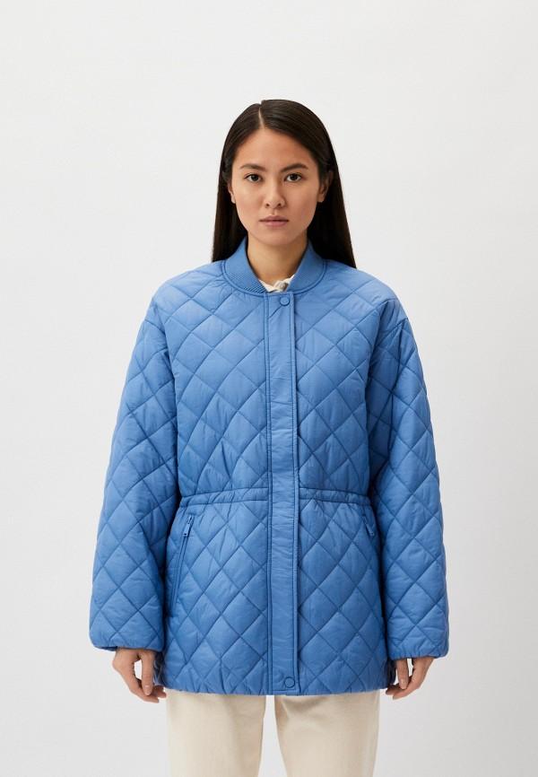 Куртка утепленная 6PM - цвет: голубой, коллекция: демисезон.