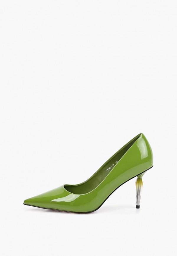 Туфли Graciana - цвет: зеленый, коллекция: мульти.