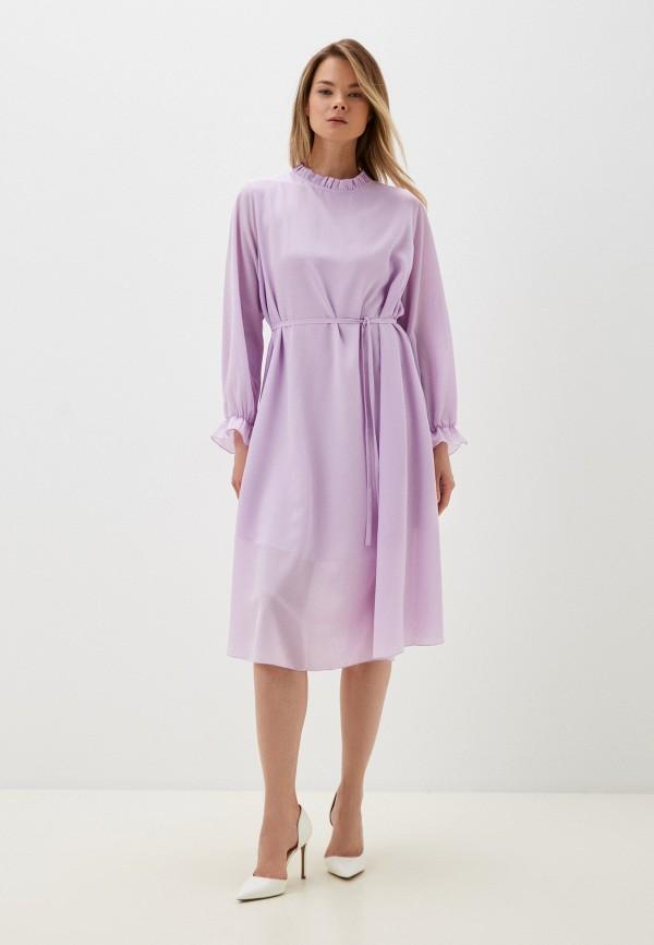 Платье Brandwomen - цвет: фиолетовый, коллекция: мульти.