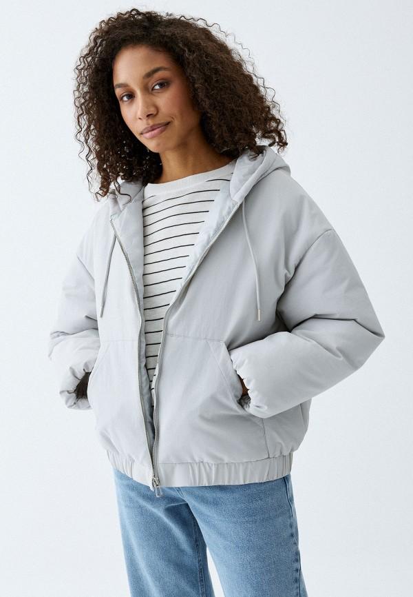 Куртка утепленная Sela - цвет: серый, коллекция: демисезон.