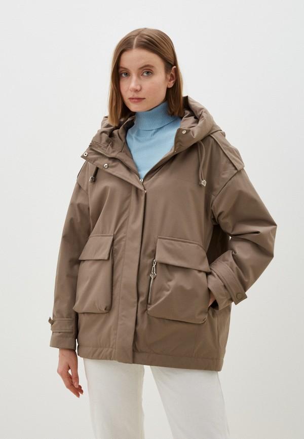 Куртка утепленная Winterra - цвет: коричневый, коллекция: демисезон.