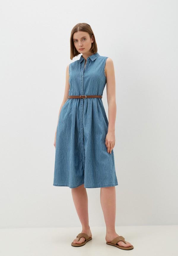 Платье Obba - цвет: синий, коллекция: лето.