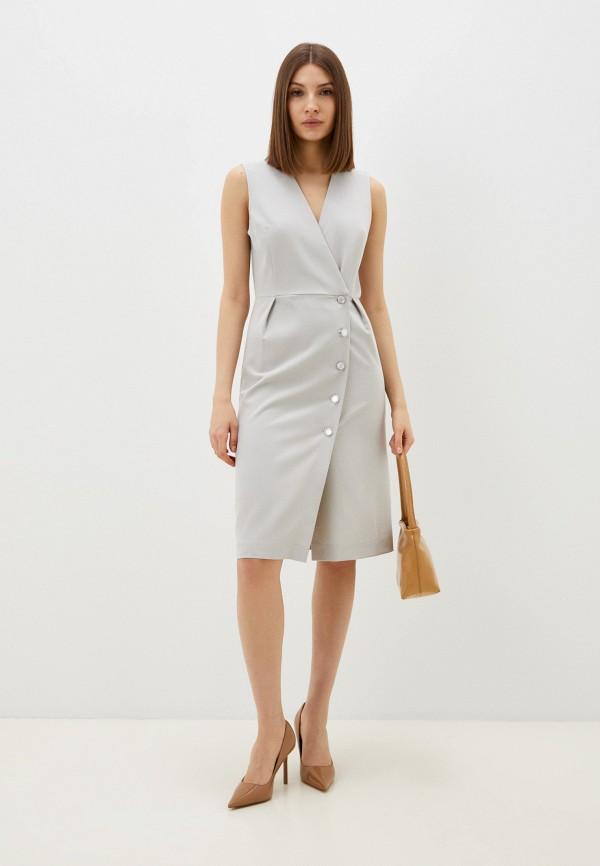 Платье Obba - цвет: серый, коллекция: лето.