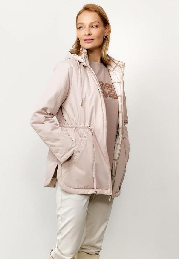 Куртка утепленная Bulmer - цвет: бежевый, розовый, коллекция: демисезон.