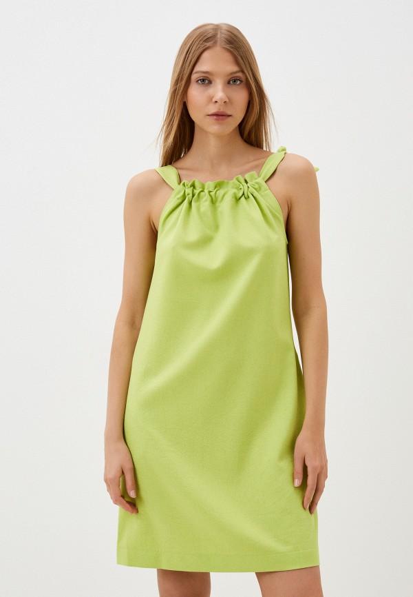 Платье Obba - цвет: зеленый, коллекция: лето.